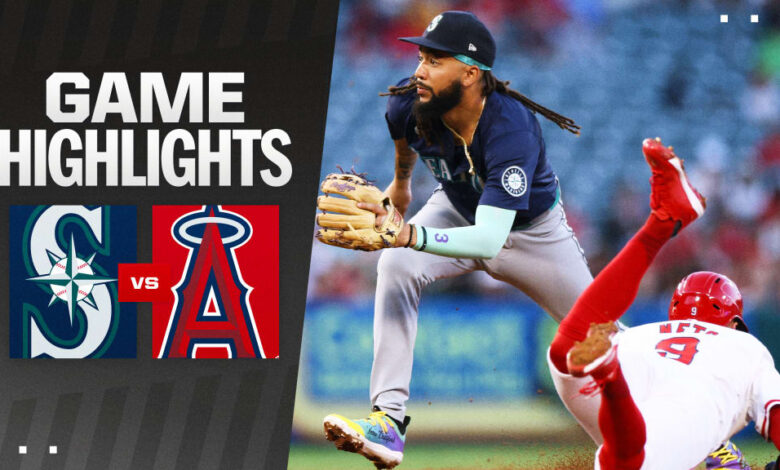 Seattle Mariners vs Los Angeles Angels Match Player Stats